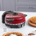 Karaca Gastro 10 in 1 Pizza Lahmacun ve Tandır Ekmeği Makinesi Biodiamond Imperaial Red 