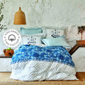 Karaca Home Costa Mavi %100 Pamuk Çift Kişilik Nevresim Takımı