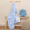 Karaca Home Cloud Mavi Bebek Pamuk Battaniye