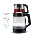 Karaca Glass Tea XL 2in1 Cam Çay Makinesi ve Kettle Antrasit