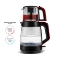 Karaca Glass Tea XL 2in1 Cam Çay Makinesi Imperial Red