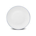 Karaca Milano Opal Cam Blue Rim Pasta Tabağı 22 cm