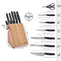 Karaca Toledo Bıçak Bileyici Bloklu 13 Parça Bıçak Seti