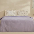 Karaca Home Joy Coastal %100 Pamuk Çift Kişilik Pike Takımı Mor 