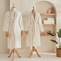 Karaca Home Dena %100 Pamuk Aile Banyo Seti Offwhite