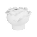 Baci Milano Form Seramik Vazo 31 cm x 24 cm Beyaz