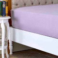Karaca Home Lila Penye Fitted/ Lastikli Çift Kişilik Çarşaf