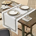 Karaca Home Danea Zeugma Siyah Nakışlı Runner Set