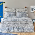 Karaca Home Gianna İndigo Pamuk Çift Kişilik Pike Takımı