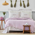 Karaca Home Ferula Lila Çift Kişilik Fırfırlı Pike Set