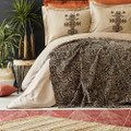 Karaca Home Aztec Tarçın Saten King Size 7 Parça Nish Set