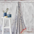 Karaca Home Coquille %100 Pamuk Peştemal  Mavi Kırmızı 