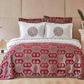 Karaca Home Ottoman 9 Parça Saten Bordo Private Düet Set