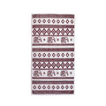 Karaca Home Marodisa 80x150 cm Ekru/Bordo Kilim