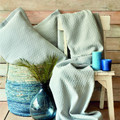 Karaca Home Charm Bold Mavi Çift Kişilik Yatak Örtüsü Set