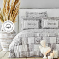 Karaca Home Carell Gri %100 Pamuk Tek Kişilik Nevresim Takımı
