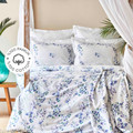 Karaca Home Montez Lila %100 Pamuk Çift Kişilik Nevresim Pike Set