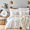 Karaca Home Lona Fuşya %100 Pamuk Çift Kişilik Nevresim Pike Set