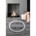Karaca Home Circle Nileso Baskılı Halı 100x100cm
