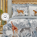 Karaca Home Jungle %100 Pamuk Bej Çift Kişilik Nevresim Takımı