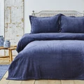 Karaca Home Joena İndigo Tek Kişilik Soft Yatak Örtüsü