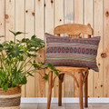 Karaca Home Cottage Desenli Kırlent 45x45 cm Kiremit 
