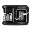 Karaca Hatır Plus 5 in 1 Essential Közde ve Sütlü Türk Kahvesi ve Filtre Kahve Makinesi Black Chrome