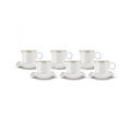 Karaca Torba 6 Kişilik Kahve Fincanı 90 Ml Beyaz