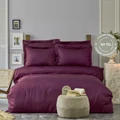 Karaca Home Charm Bold Mürdüm %100 Pamuk Saten Çift Kişilik Nevresim Takımı