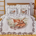 Karaca Home Legend Grove Kahverengi %100 Pamuk Çift Kişilik Nevresim Takımı