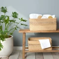 Karaca Home Wave Rattan Dikdörtgen Sepet 49 cm