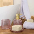 Karaca Home Line 3 Parça Pembe Banyo Seti