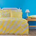 Karaca Home Lemon Sarı Nonıron Çift Kişilik Nevresim Takımı