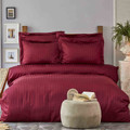 Karaca Home Mag Charm Bold Bordo Saten Tek Kişilik Nevresim Takımı