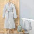 Karaca Home Serenity Mint %100 Pamuk Brodeli Bornoz Seti