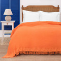 Karaca Home Coloro Turuncu Multi Çift Kişilik Waffle Pike