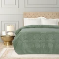 Karaca Home Elephant Haki Çift Kişilik Soft Embosy Battaniye