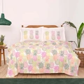Karaca Home Young Tropical %100 Pamuk Çift Kişilik Pike Takımı