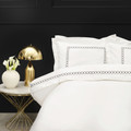 Karaca Home White Col Calypso Çift Kişilik Percale Nevresim Takımı