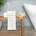 Karaca Home Vicente %100 Pamuk 5'li El/Yüz Havlu Seti Offwhite 