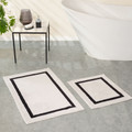 Karaca Home Playful Ekru 2li Pamuk Banyo Paspası 60x100 cm 50x60 cm