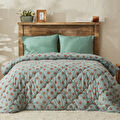Karaca Home Laya Ağır Yün Flanel Çift Kişilik Yorgan 195x215 cm Mint