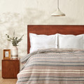 Karaca Home Flow Çizgili Tek Kişilik Waffle Pike 160x230 cm İndigo