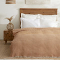Karaca Home Flow Çift Kişilik Waffle Pike 200x230 cm Hardal