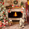Karaca Home New Year Woodland Bej Ekose Tv Battaniyesi 130 cm x 170 cm