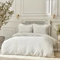 Karaca Home White Collection Quin Çİft Kişilik Dantelli Nevresim Takımı Beyaz