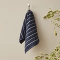 Karaca Home Denim Blue Striped  %100 Pamuk El Havlusu 30x50 cm Lacivert