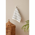 Karaca Home Denim Blue Striped %100 Pamuk El Havlusu 30x50 cm Beyaz