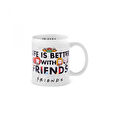 Karaca Friends Real World Beyaz Kupa 320 ml