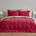 Karaca Home Lydia Çift Kişilik Stripe Comfort Set/Uyku Seti Bordo